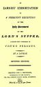 [Gutenberg 62141] • An Earnest Exhortation to a Frequent Reception of the Holy Sacrament of the Lord's Supper / Particularly Addressed to Young Persons